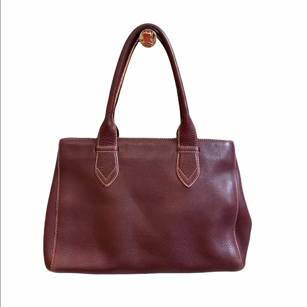 Cole Haan Burgundy Leather Tote Bag